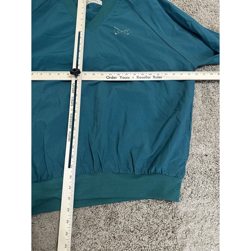 Vintage Lacoste Izod Windbreaker Jacket Men XL Green Lightweight Vintage Golf